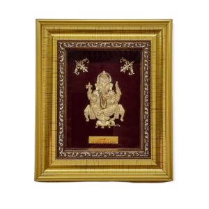 24kt gold ganeshji frame