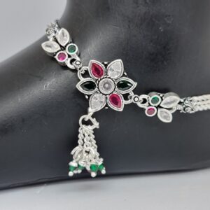 Silver modern payal mga - pls3868