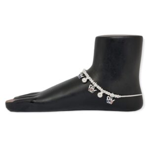Silver fancy payal mga - pls3858