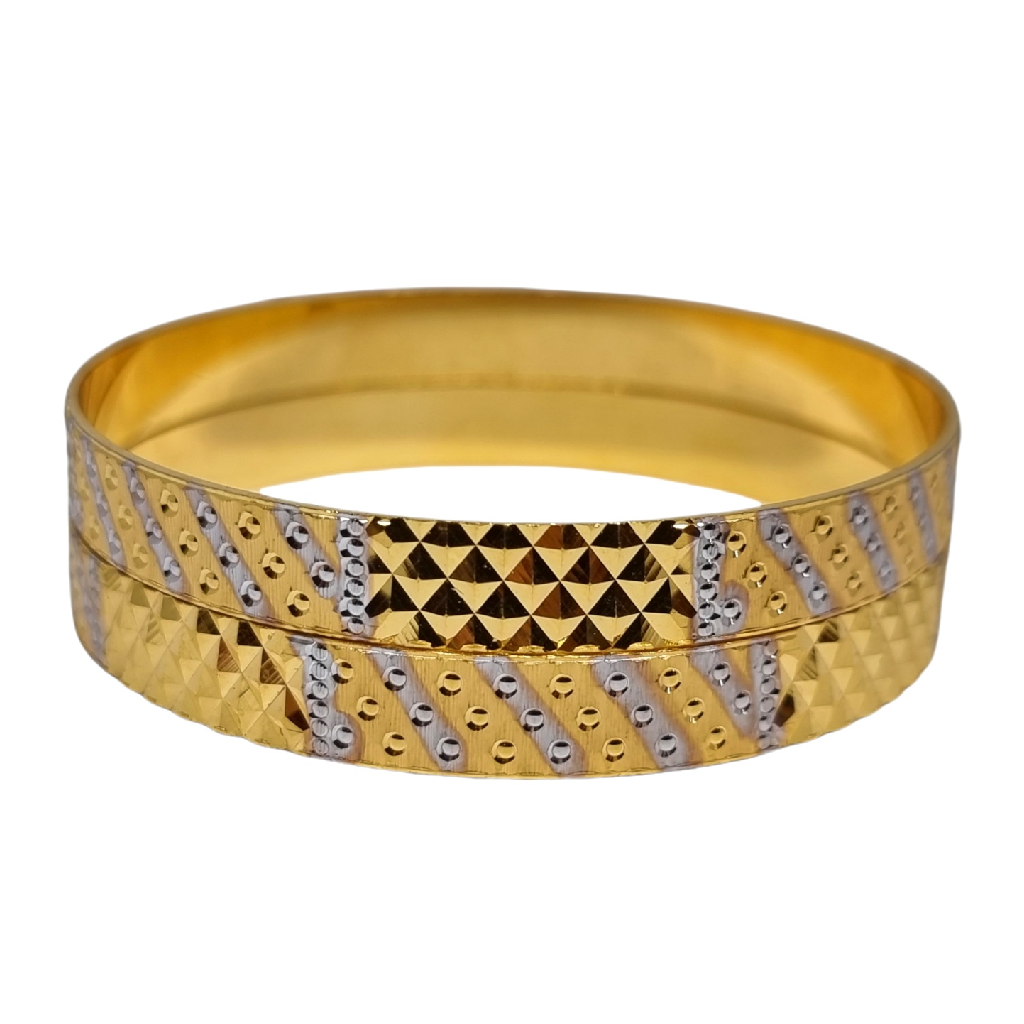 1 Gram Gold Forming Designer Bangles MGA - BGE0518