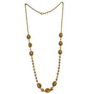 22K Gold Antique Modern Mala MGA - MLG0009
