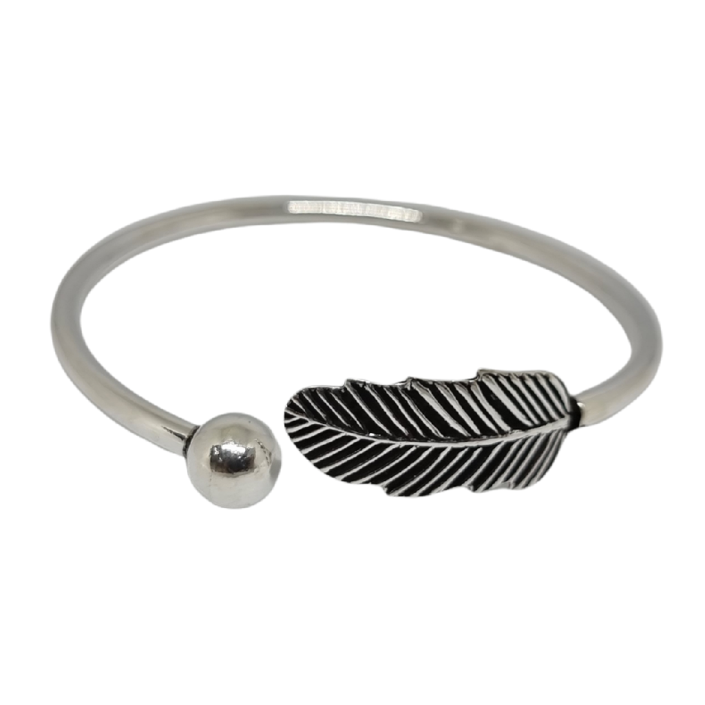 925 Sterling Silver Oxidised Modern Bracelet MGA - BRS1977