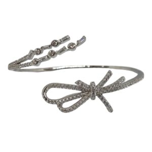 925 Sterling Silver Diamond Designer Bracelet MGA - BRS1983