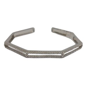 925 Sterling Silver Diamond Lining Bracelet MGA - BRS1973