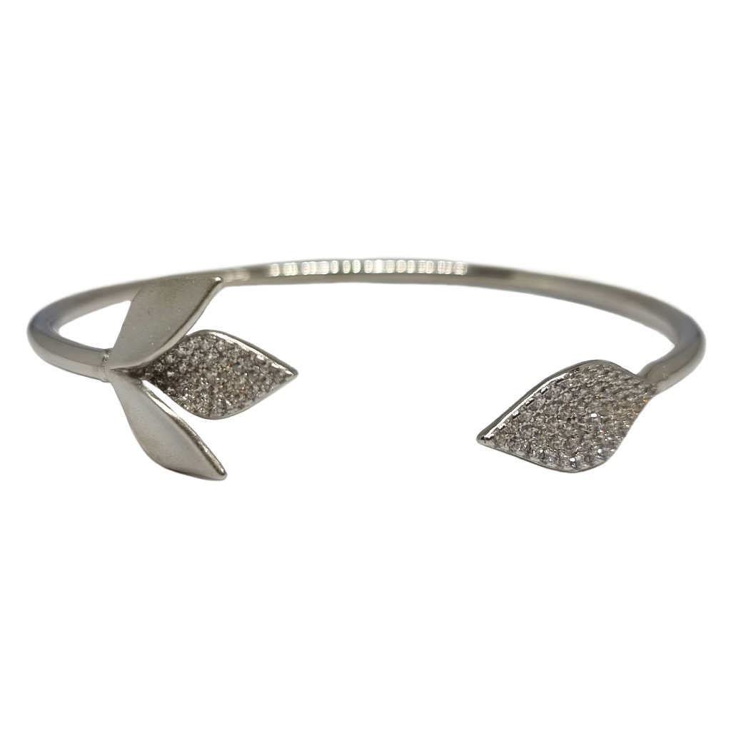 925 Sterling Silver Matte Finish Modern Bracelet MGA - BRS1966