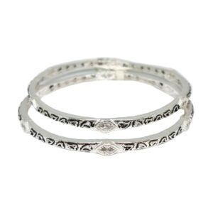 925 Sterling Silver Designer Bangles MGA - KDS2596