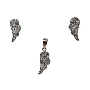 925 Sterling Silver Fancy Pendant Set MGA - PDS0195