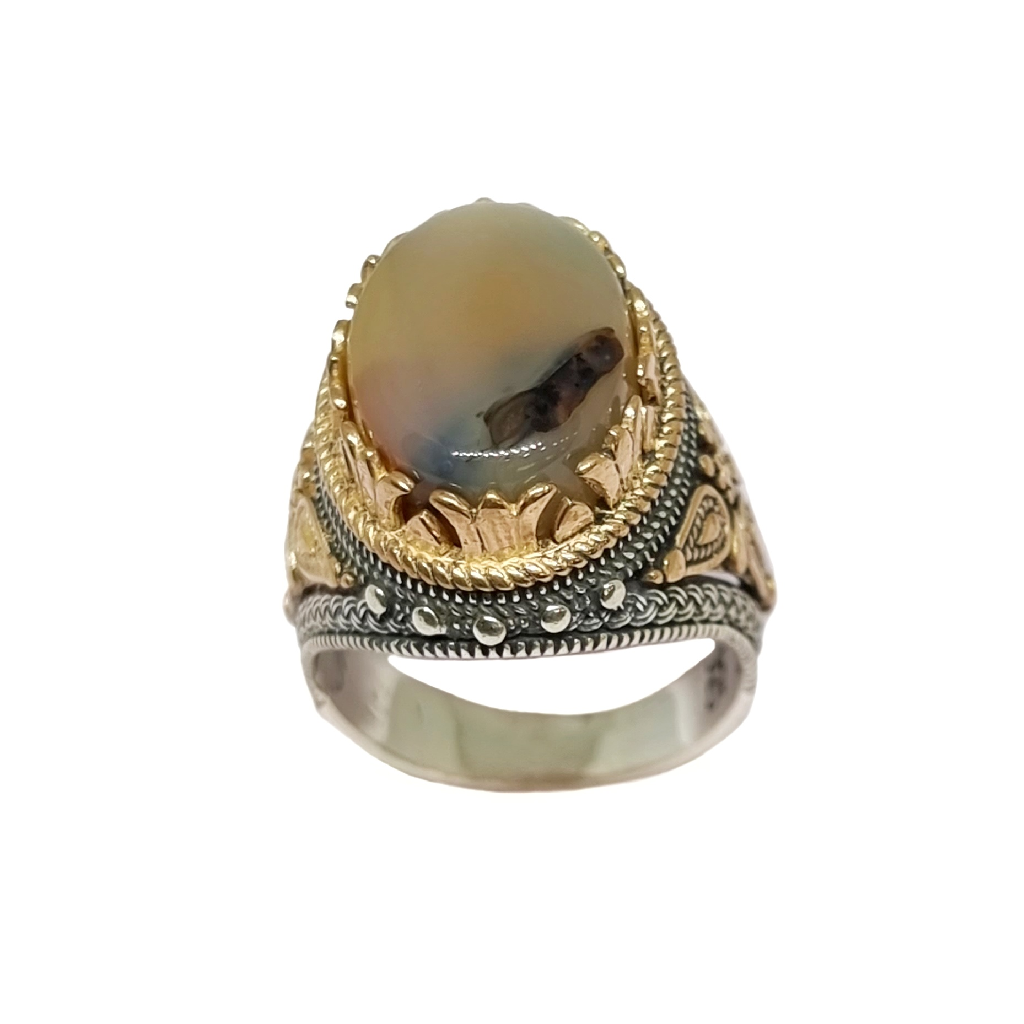 925 Sterling Silver Modern Gents Ring MGA - GRS2517