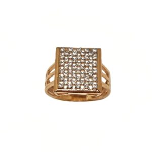 18K Rose Gold Modern Gents Ring MGA - GRG0257