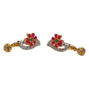 18K Gold Designer Earrings MGA - BLG0618
