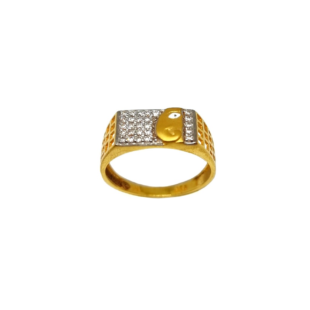 22K Gold Ganesh Gents Ring MGA - GRG0246