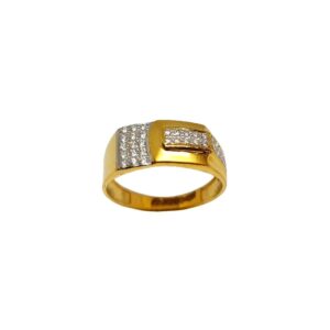 22K Gold Fancy Gents Ring MGA - GRG0237