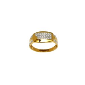 22K Gold Designer Gents Ring MGA - GRG0238