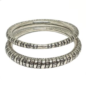 Designer Oxidised Silver Anklet Kada Payal MGA - PLS3917