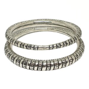 Designer Oxidised Silvee Anklet Kada Payal MGA - PLS3917