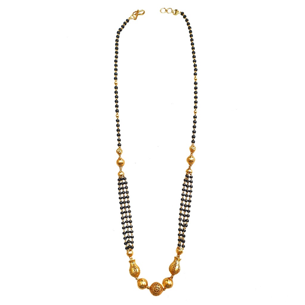 22K Gold Modern Mangalsutra MGA - GM063