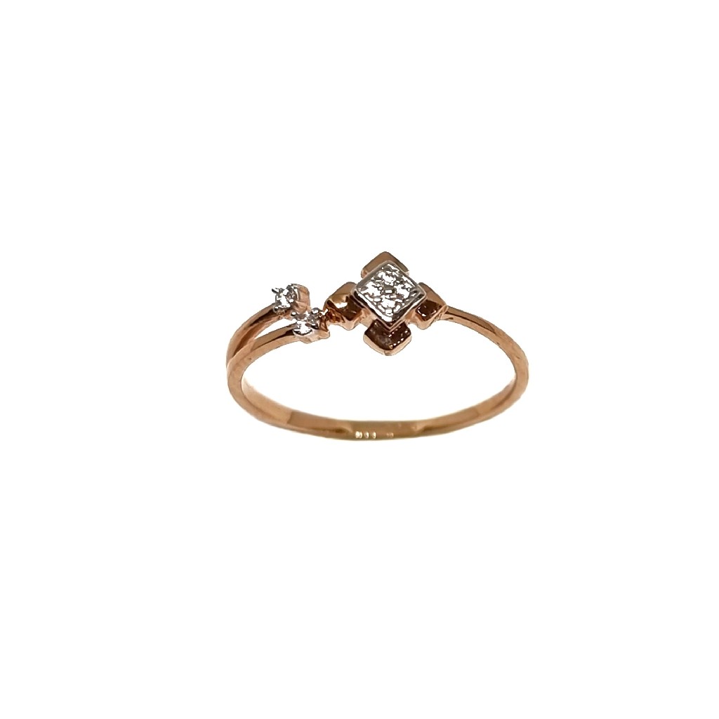 18K Rose Gold Square Shaped Designer Ring MGA - LRG1153