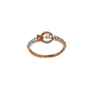18K Rose Gold Butterfly Shaped Modern Ring MGA - LRG1156