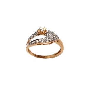 18K Rose Gold Flower Shaped Ring MGA - LRG1140