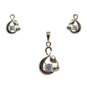 925 Sterling Silver Fancy Pendant Set MGA - PTS0117