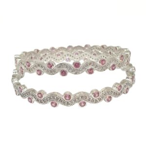 925 Sterling Silver Designer Kadli Bangles MGA - KDS2540