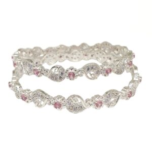 925 Sterling Silver Designer Kadli Bangles MGA - KDS2544