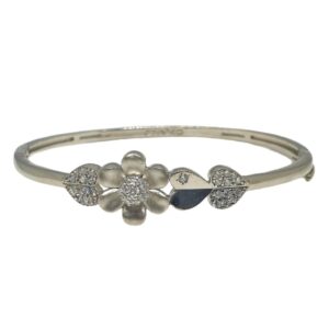 925 Sterling Silver Heart Shaped Designer Bracelet MGA - BRS1812