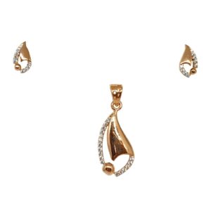 18K Rose Gold Designer Pendant Set MGA - PTG0142