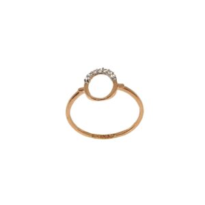 18K Rose Gold Oval Shaped Designer Ring MGA - LRG1105
