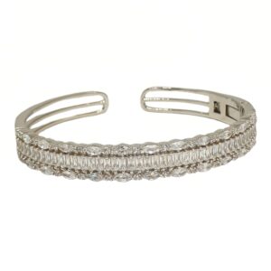 925 Sterling Silver Designer Kada Bracelet MGA - BRS1794