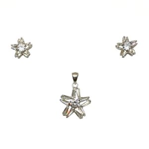 925 Sterling Silver Fancy Pendant Set MGA - PTS0103