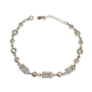925 Sterling Silver Designer Bracelet MGA - BRS1757