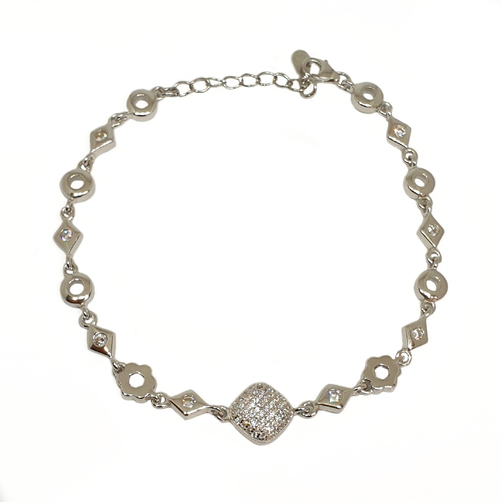925 Sterling Silver Designer Bracelet MGA - BRS1756