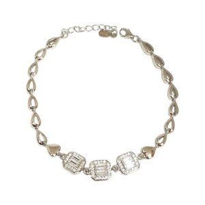 925 Sterling Silver Modern Bracelet MGA - BRS1754