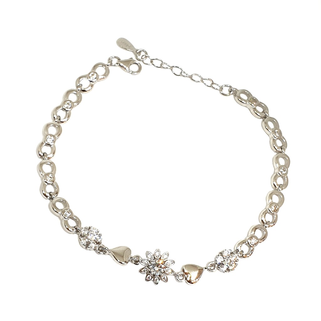 925 Sterling Silver Designer Bracelet MGA - BRS1750