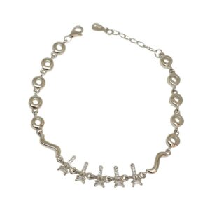 925 Sterling Silver Fancy Bracelet MGA - BRS1749