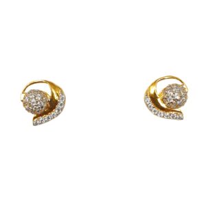 22K Gold Designer Earrings MGA - BTG0458