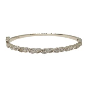 925 Sterling Silver CZ Diamond Bracelet MGA - BRS1744
