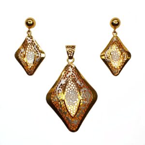 22K Gold Italian Pendant Set MGA - PTG0009