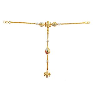 22K Gold CZ Diamond Designer Pocha MGA - DP001