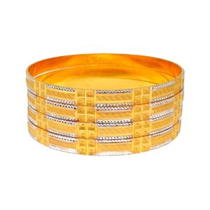One Gram Gold Forming Fancy Bangles MGA - BGE0453