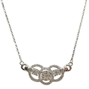 925 Sterling Silver Designer Necklace Chain MGA - NKS0054