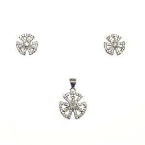 925 Sterling Silver Designer Pendant Set MGA - PTS0094