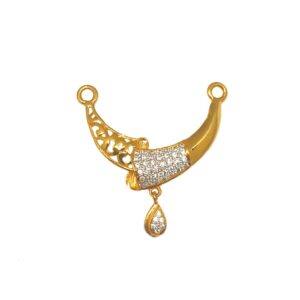 22K Gold Designer Mangalsutra Pendant MGA - MPG0004