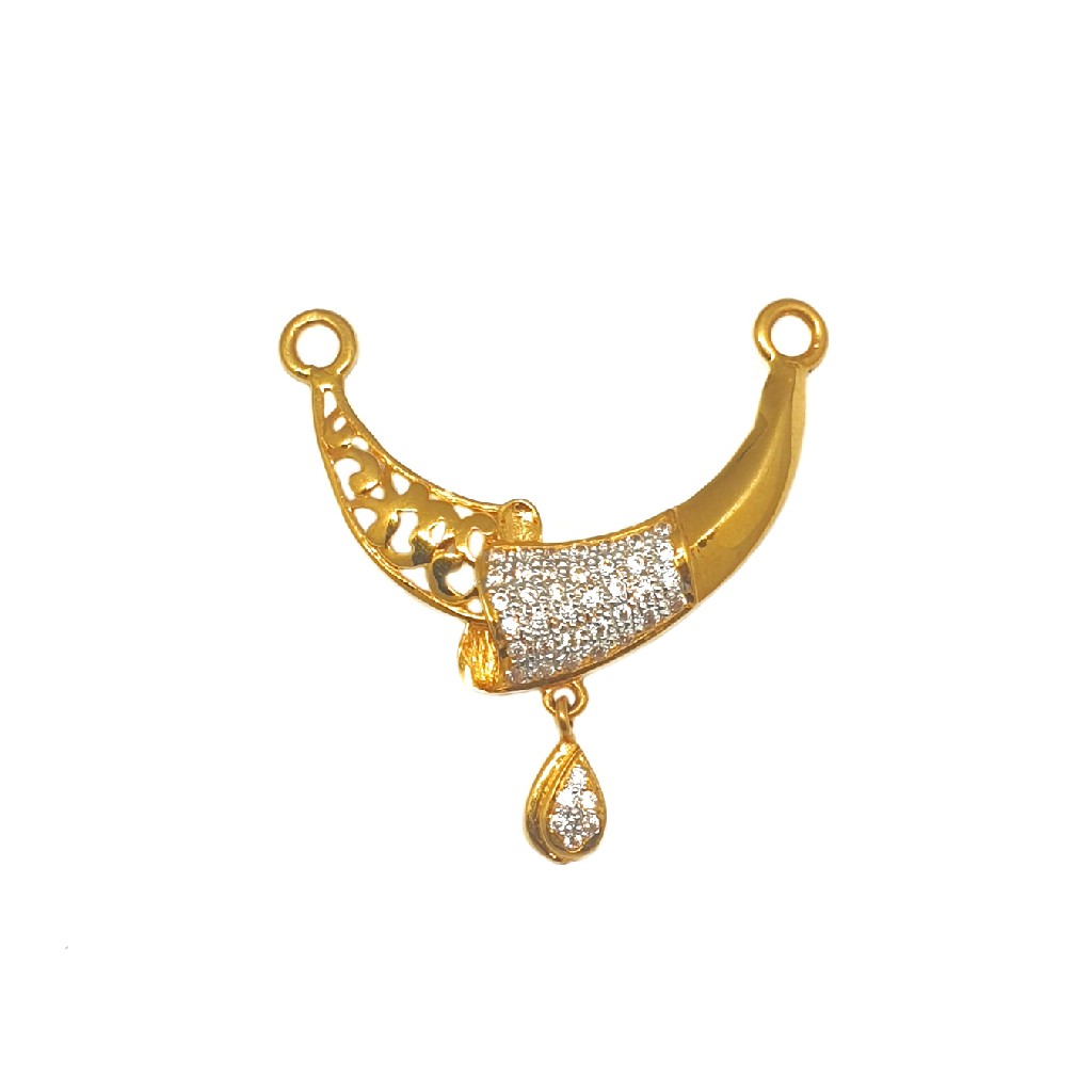22K Gold Designer Mangalsutra Pendant MGA - MPG0004