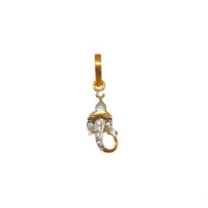 18K Gold Ganesh Pendant MGA - PDG0170