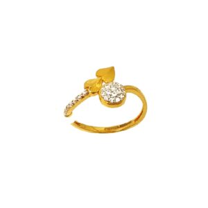 22K Gold Round Shaped Ring MGA - LRG0448