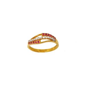 22K Gold Pink Diamond Designer Ring MGA - LRG0369