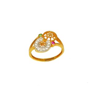 22K Gold Round Shaped Ring MGA - LRG0233