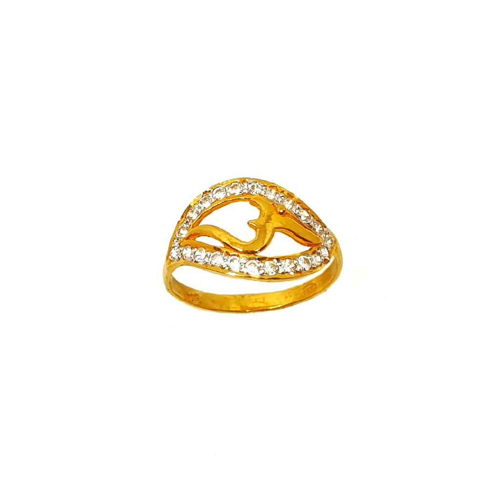 22K Gold Om Ring MGA - LRG0277